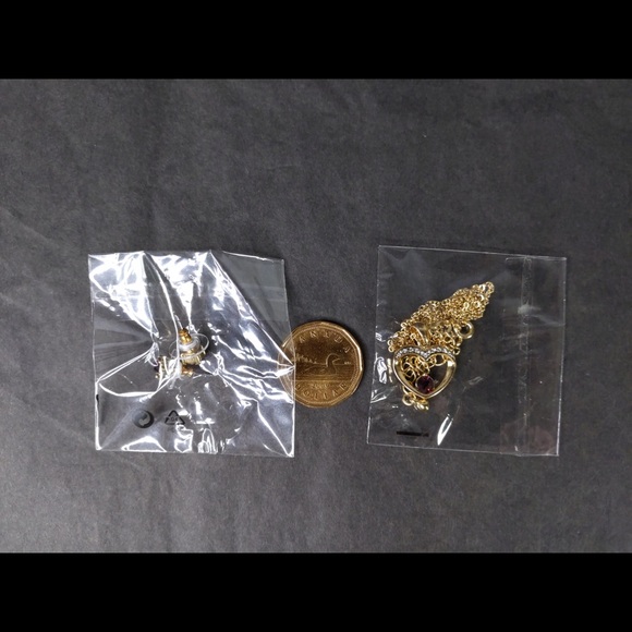 Gold Tone Necklace & Earring Set - Picture 9 of 9